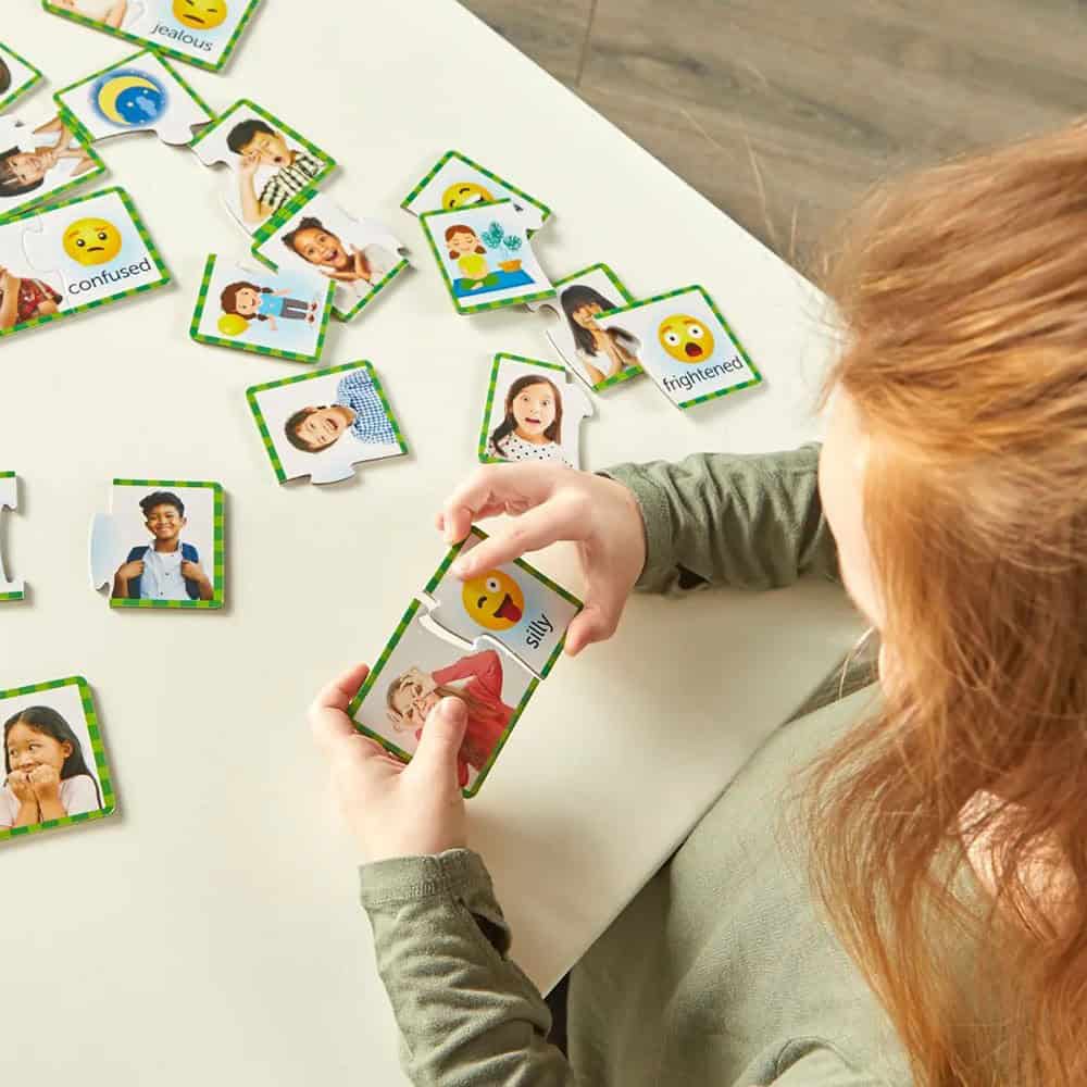 Brainkid Toys - Feelings Emotions Puzzle Cards 5 Feelings Emotions Puzzle Cards - Image 5