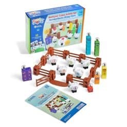 Alternative view of MathLink Cubes Numberblocks Sheep Farm Activity Set
