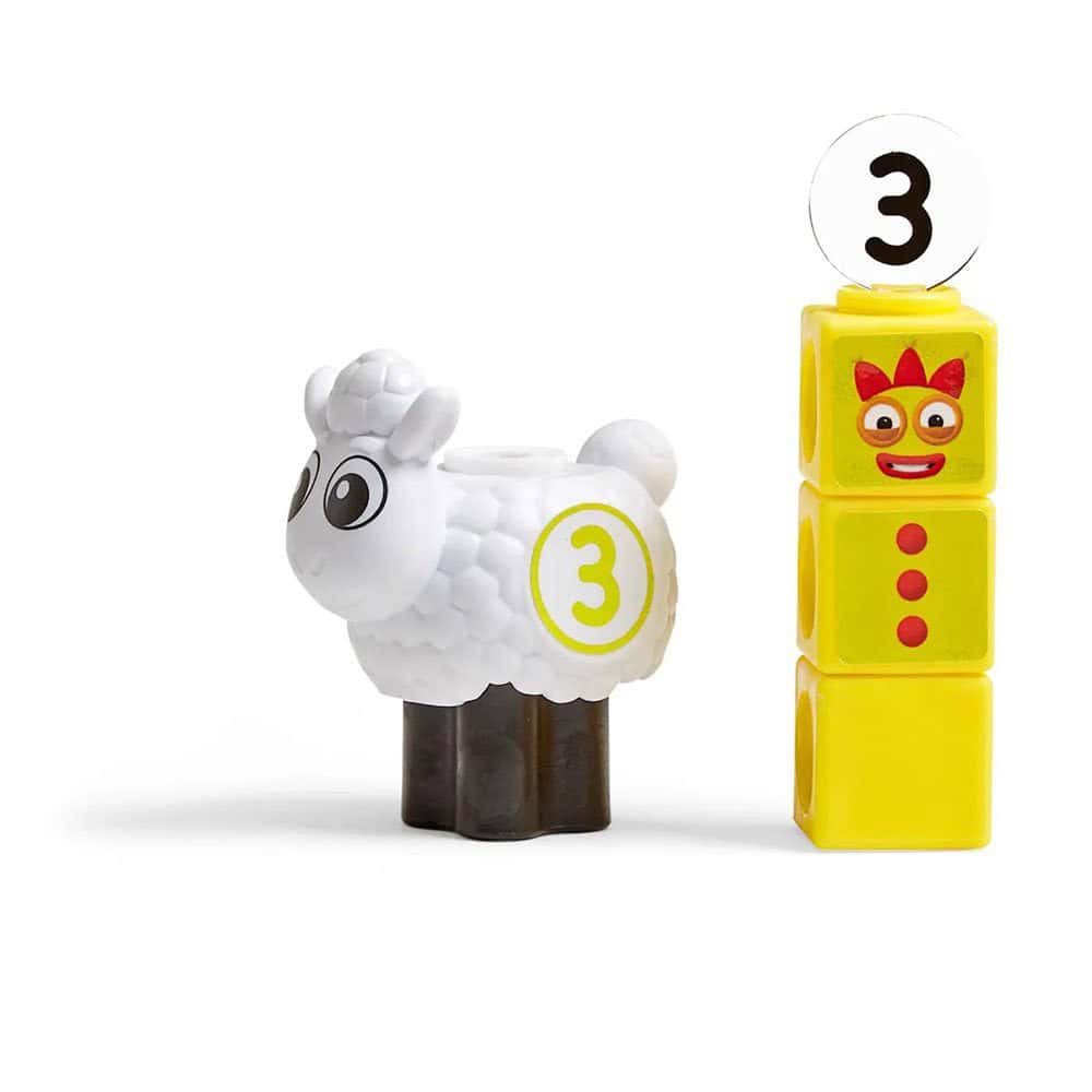 Brainkid Toys - MathLink Cubes Numberblocks Sheep Farm Activity Set 13 MathLink Cubes Numberblocks Sheep Farm Activity Set - Image 13