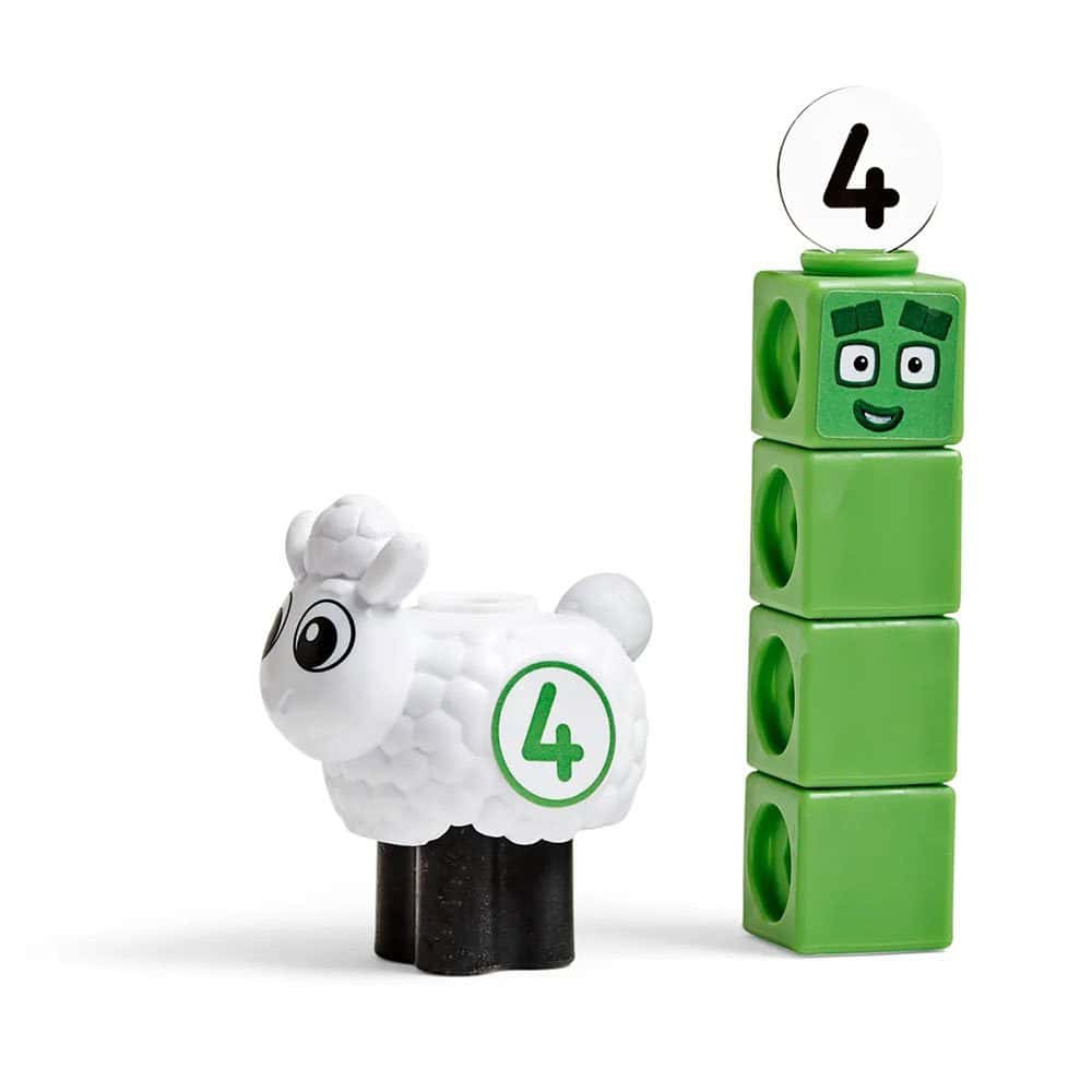 Brainkid Toys - MathLink Cubes Numberblocks Sheep Farm Activity Set 14 MathLink Cubes Numberblocks Sheep Farm Activity Set - Image 14