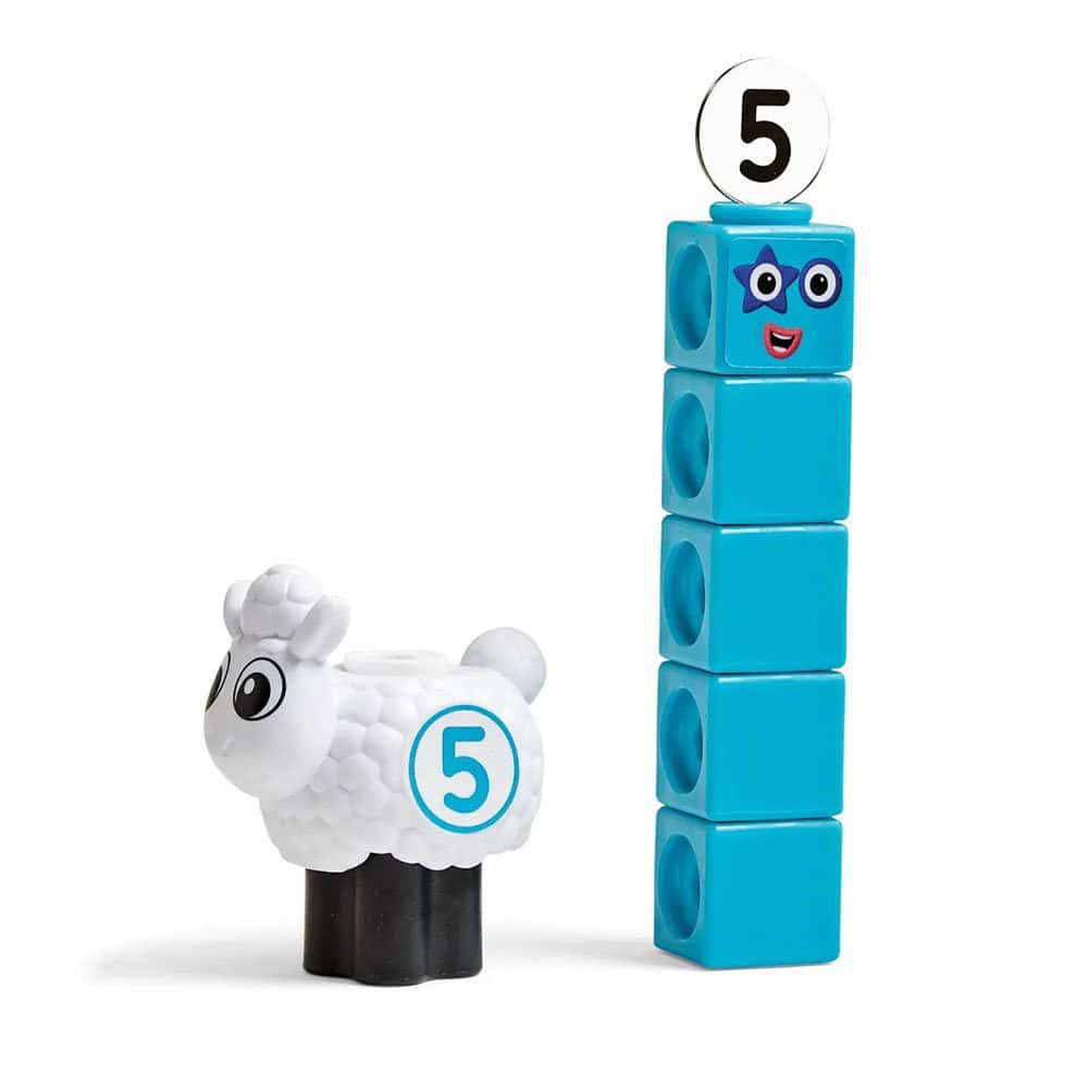 Brainkid Toys - MathLink Cubes Numberblocks Sheep Farm Activity Set 15 MathLink Cubes Numberblocks Sheep Farm Activity Set - Image 15
