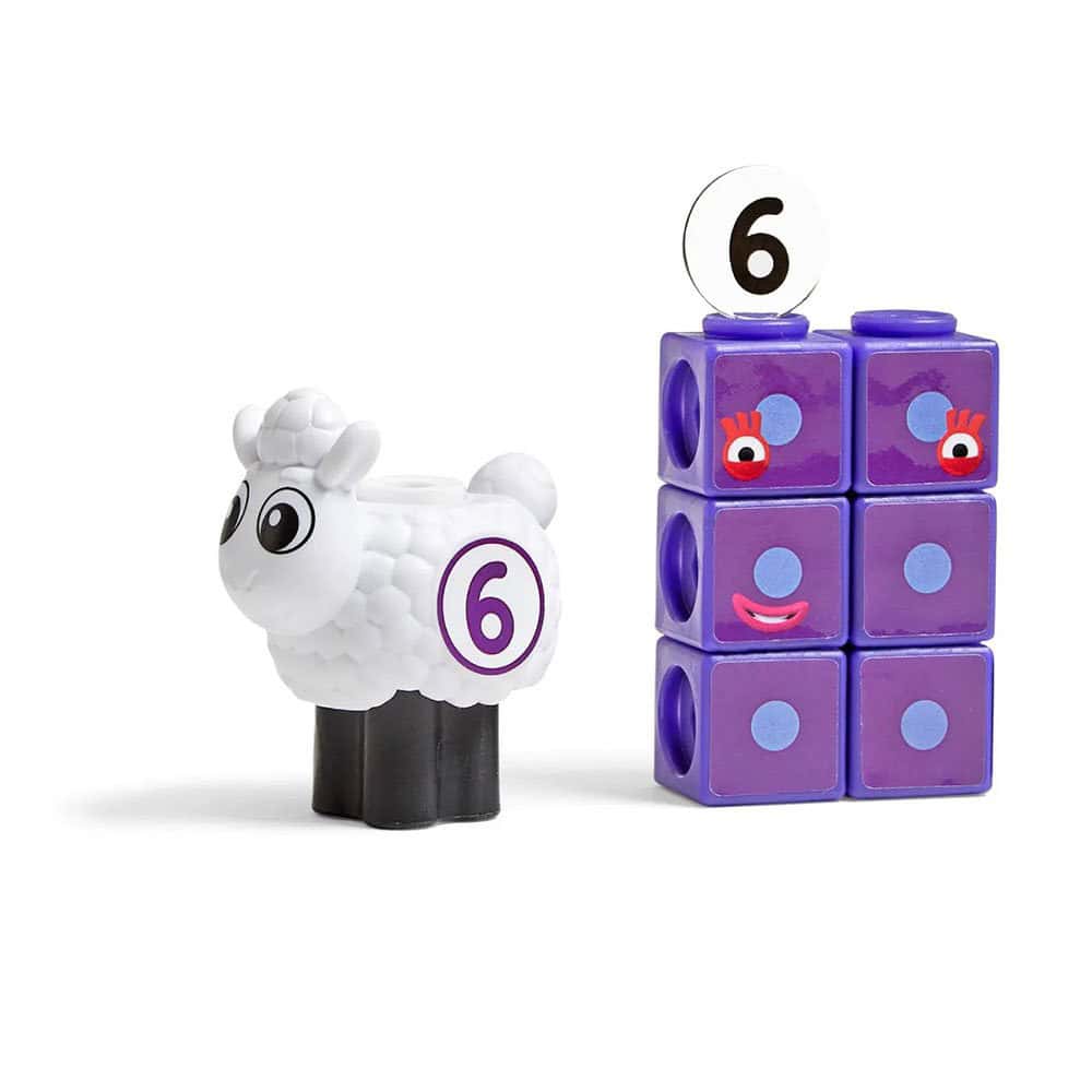 Brainkid Toys - MathLink Cubes Numberblocks Sheep Farm Activity Set 16 MathLink Cubes Numberblocks Sheep Farm Activity Set - Image 16