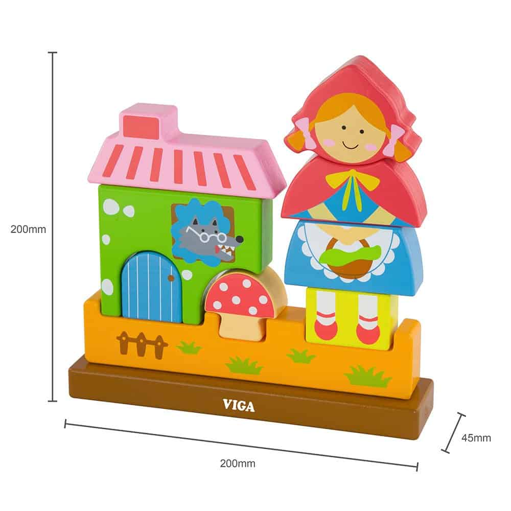 Brainkid Toys - Magnetic 3D Puzzle - Red Riding Hood 4 Magnetic 3D Puzzle - Red Riding Hood - Image 4