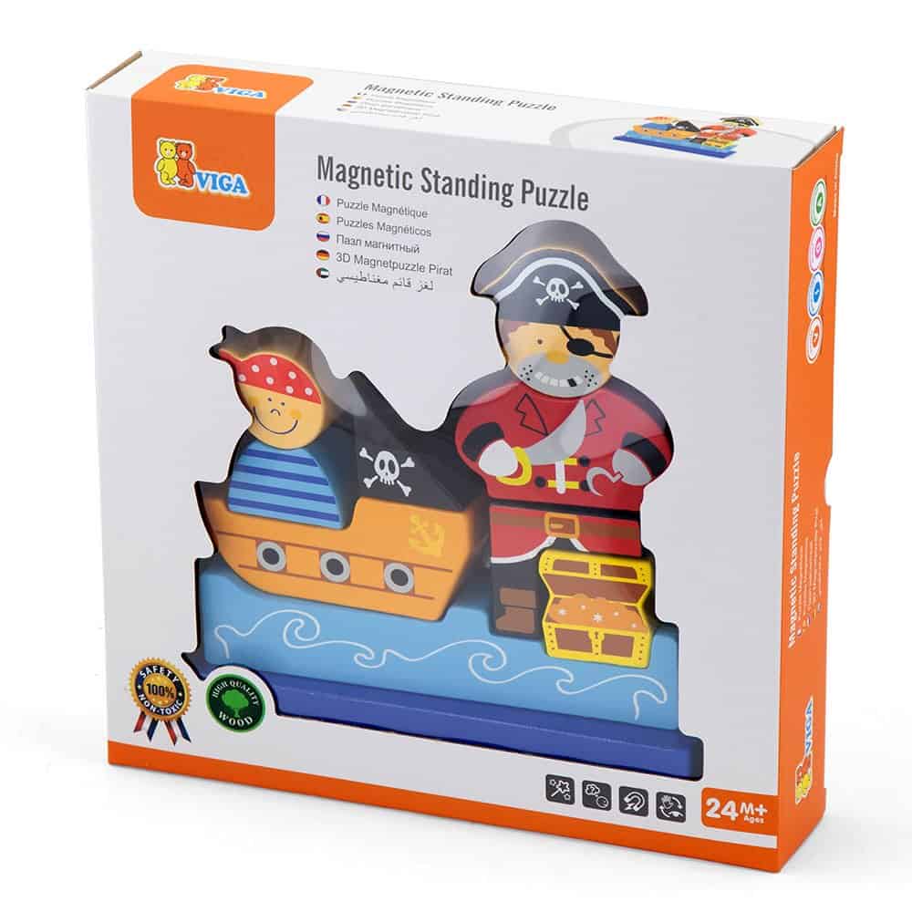 Brainkid Toys - Magnetic 3D Puzzle - Pirate 2 Magnetic 3D Puzzle - Pirate - Image 2