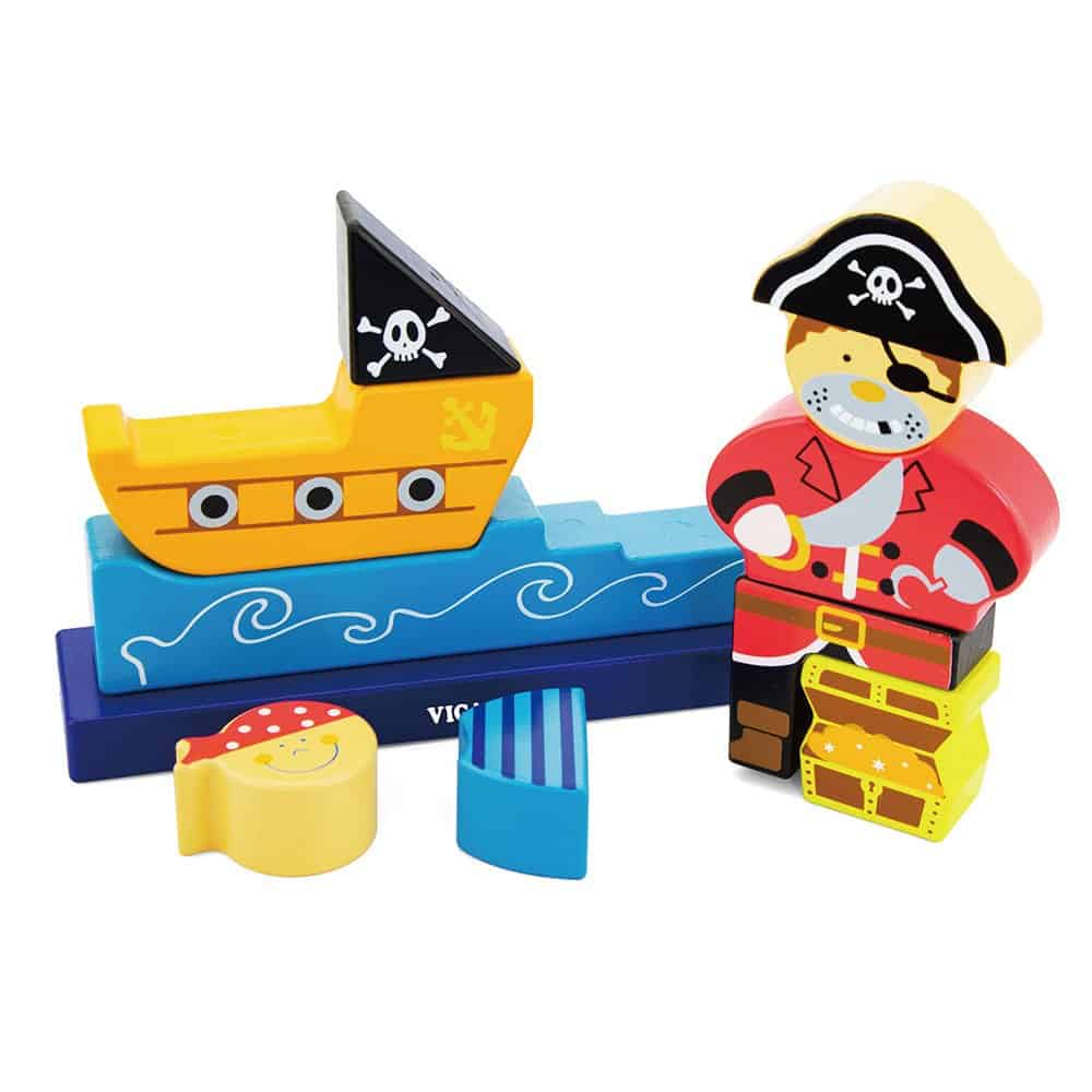 Brainkid Toys - Magnetic 3D Puzzle - Pirate 3 Magnetic 3D Puzzle - Pirate - Image 3