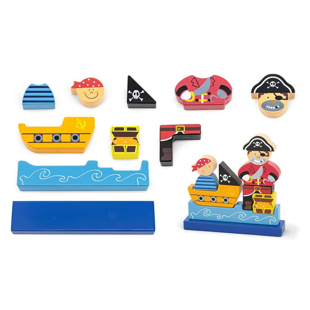 Brainkid Toys - Magnetic 3D Puzzle - Pirate 4 Magnetic 3D Puzzle - Pirate - Image 4