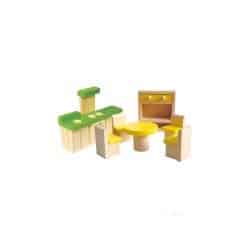 StoreyDollhouse with Furniture and Dolls - Image 9