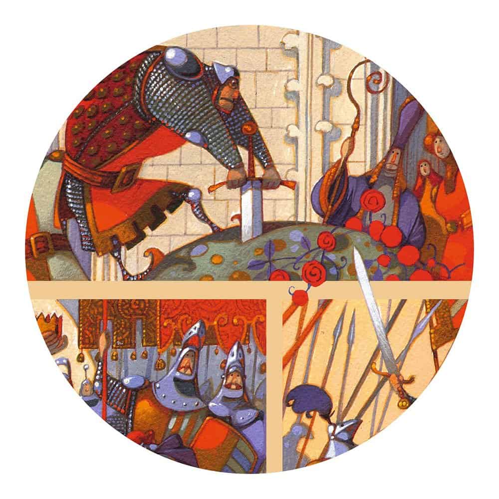 Brainkid Toys - Story Puzzle 100Pcs - King Arthur 3 Story Puzzle 100Pcs - King Arthur - Image 3