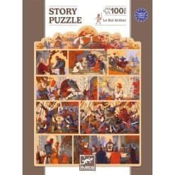 Brainkid Toys - Story Puzzle 100Pcs - King Arthur 8 Story Puzzle 100Pcs - King Arthur - Image 4