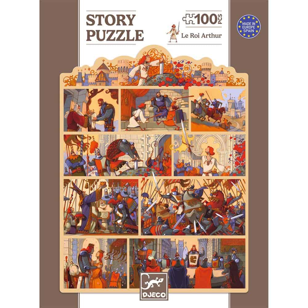 Brainkid Toys - Story Puzzle 100Pcs - King Arthur 4 Story Puzzle 100Pcs - King Arthur - Image 4