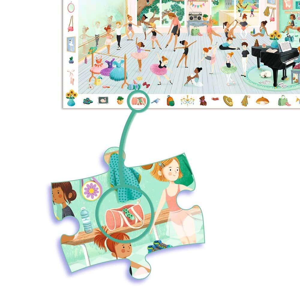 Brainkid Toys - Dance School 100 Pcs Observation Puzzle 3 Dance School 100 Pcs Observation Puzzle - Image 3