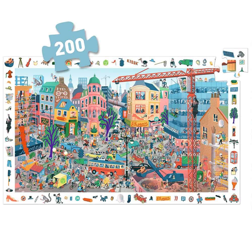 Brainkid Toys - The City 200 Pcs Observation Puzzle 2 The City 200 Pcs Observation Puzzle - Image 2