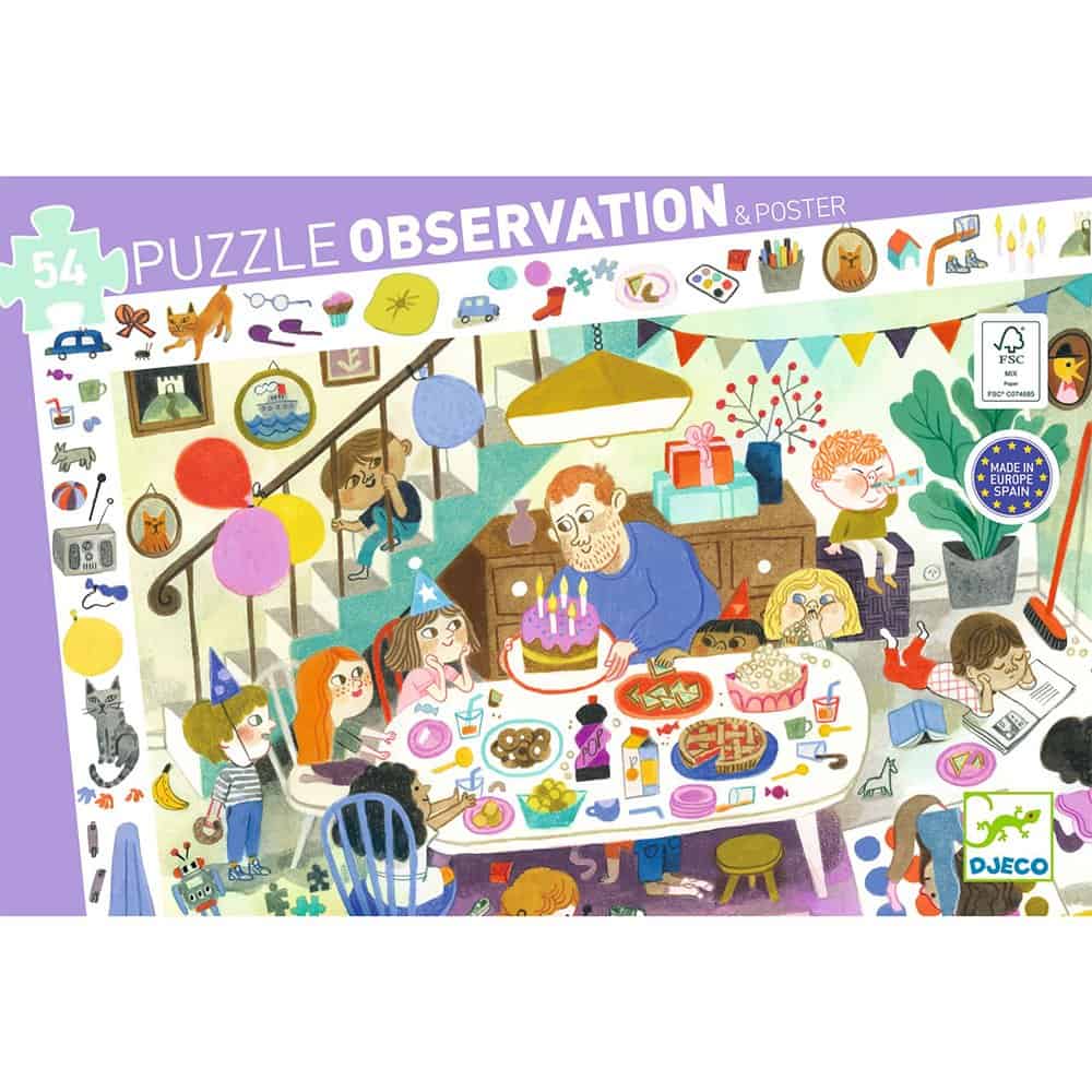 Brainkid Toys - Observation Puzzle - Birthday - 54pcs 5 Observation Puzzle - Birthday - 54pcs - Image 5