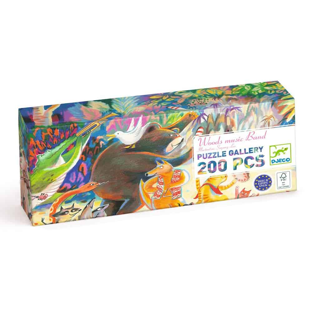 Brainkid Toys - Puzzle Gallery Woods Music Band - 200pcs 1 Puzzle Gallery Woods Music Band - 200pcs
