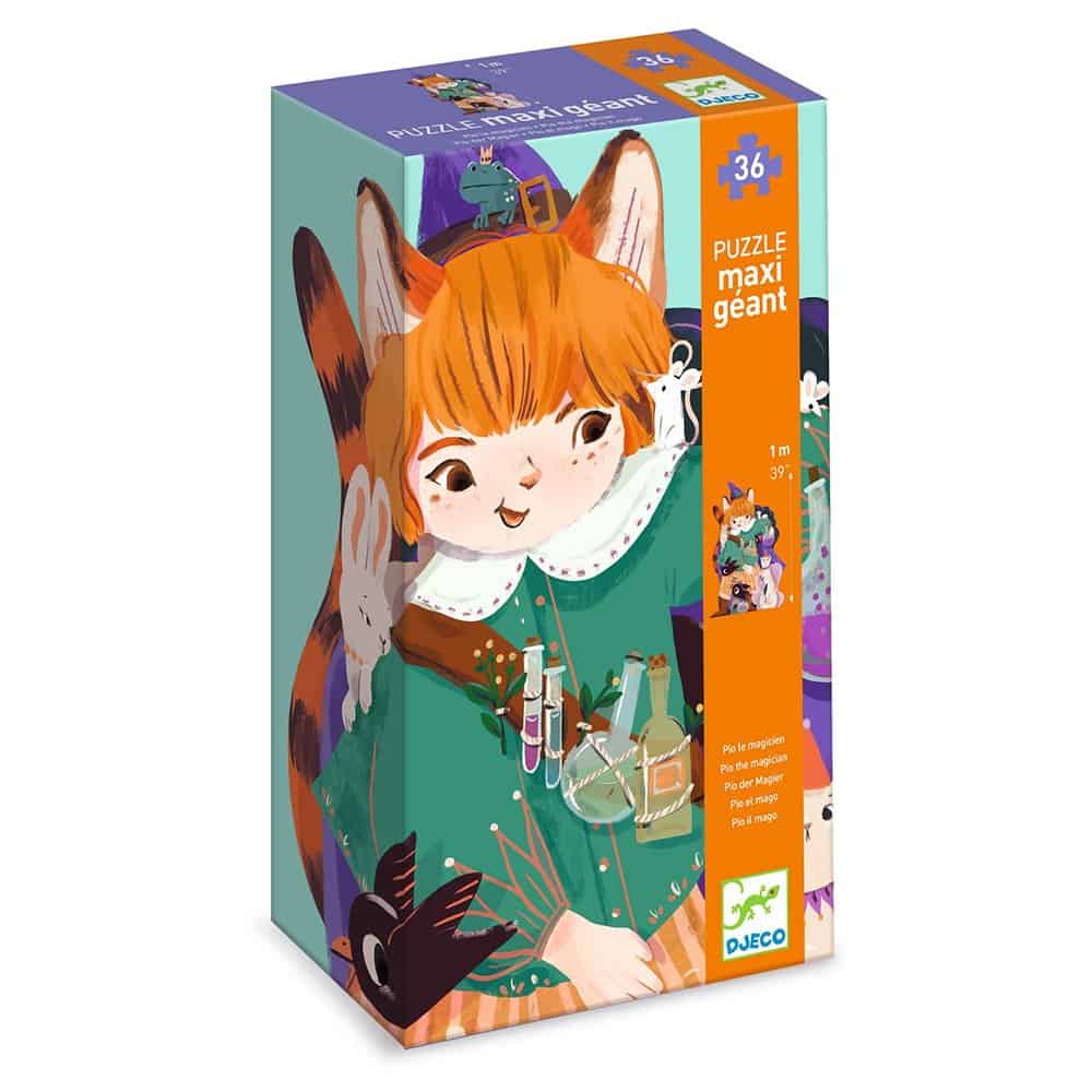 Brainkid Toys - Floor Puzzle Pio the Magician- 36 pcs 1 Floor Puzzle Pio the Magician- 36 pcs