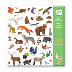 160 Stickers Wildlife