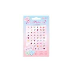 Hearts Nails Stickers