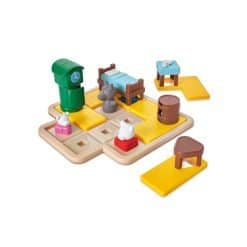 Alternative view of Wolf and 7 Goats Logic Game