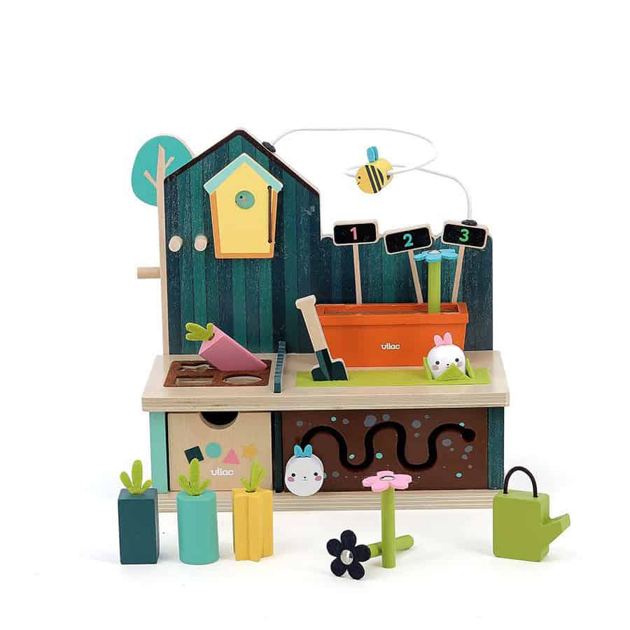 Brainkid Toys - Multi-activity Garden Wooden Educational Game 3 Multi-activity Garden Wooden Educational Game - Image 3