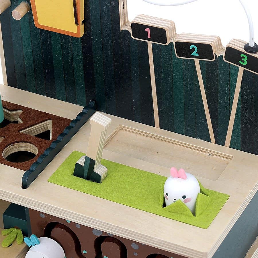 Brainkid Toys - Multi-activity Garden Wooden Educational Game 5 Multi-activity Garden Wooden Educational Game - Image 5