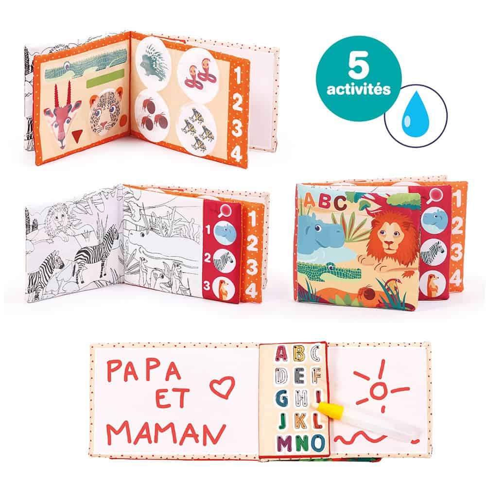 Brainkid Toys - Jungle Baby Book with Water Marker 5 Jungle Baby Book with Water Marker - Image 5