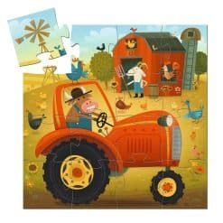 Alternative view of Tracter Puzzle 16Pcs