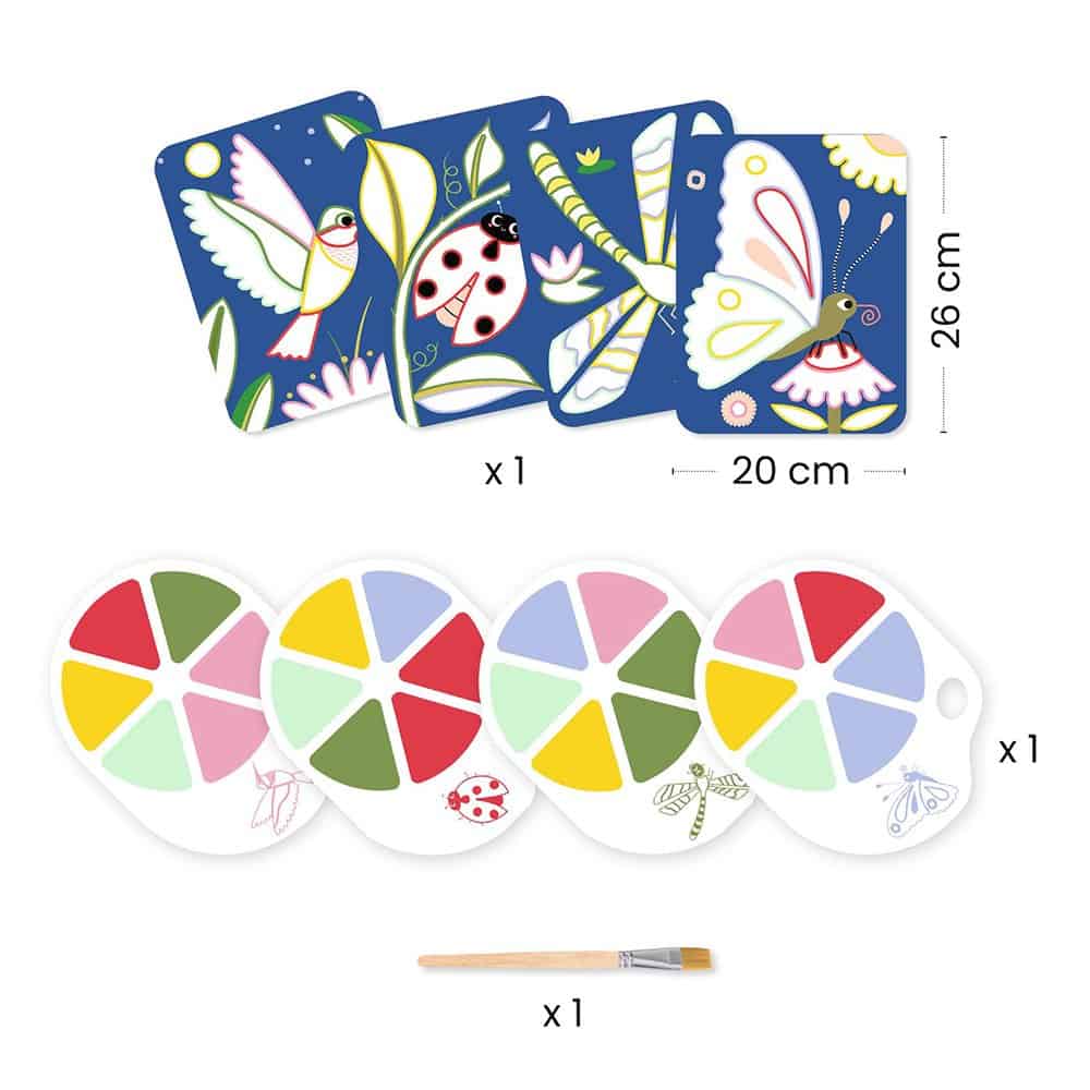 Brainkid Toys - Palette painting - Cute Insects 2 Palette painting - Cute Insects - Image 2