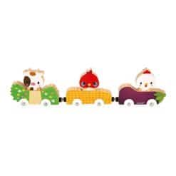 Magnetic Farm Animals Train