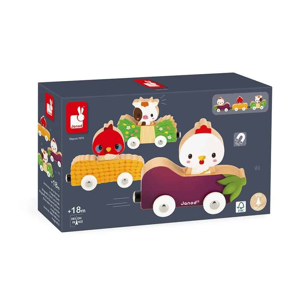 Brainkid Toys - Magnetic Farm Animals Train 4 Magnetic Farm Animals Train - Image 4