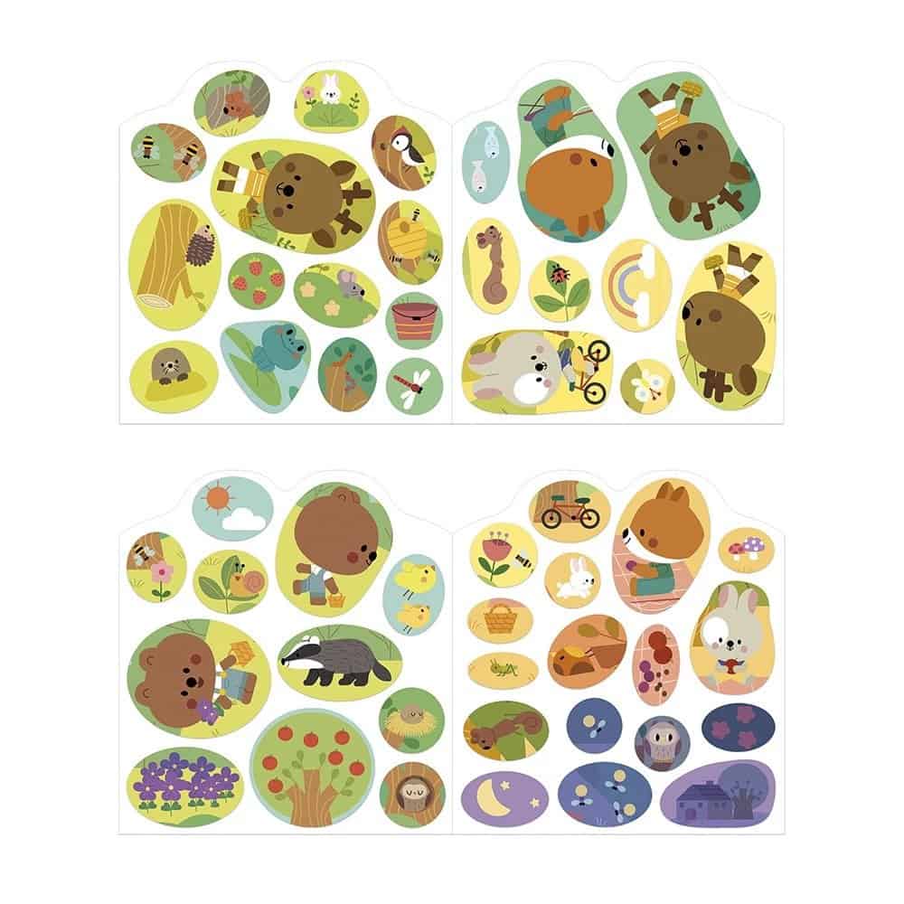 Brainkid Toys - Forest Sticker and Decor Book 3 Forest Sticker and Decor Book - Image 3
