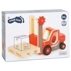 Alternative view of Forklift with Pallet