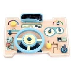 Wooden Educational Multi-activity Dashboard