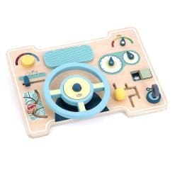 Alternative view of Wooden Educational Multi-activity Dashboard