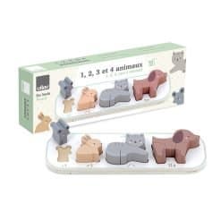 Brainkid Toys - Wooden insert Learn to Count Animals 9 Wooden insert Learn to Count Animals - Image 5