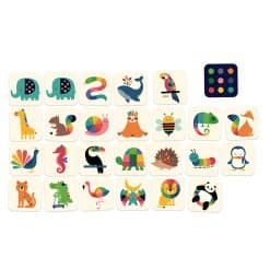 Alternative view of Wooden Memory Animals