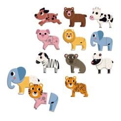 Wooden Magnets 30pcs - Animals - Image 3