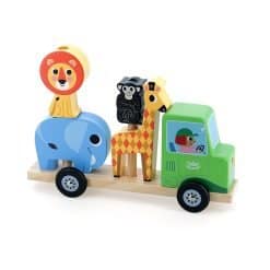 Brainkid Toys - Stack Savanna Animals 6 Stack Savanna Animals - Image 3