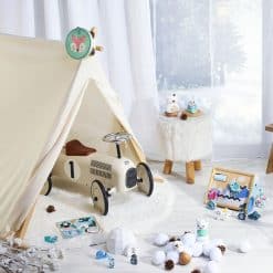 Alternative view of White Canadian Tent