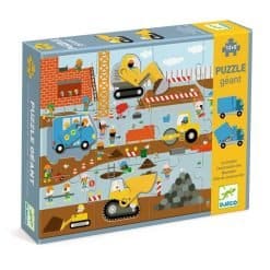 Giant Construction site Puzzle - 17pcs