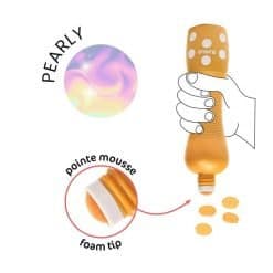 4 Foam Markers Pearly - Image 3