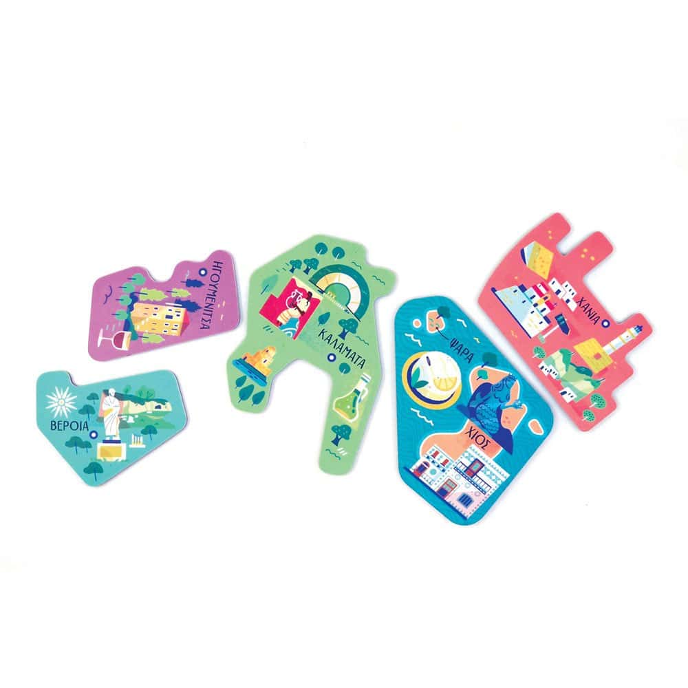 Brainkid Toys - Svoora Map with Magnetic Puzzle - Greece 5 Svoora Map with Magnetic Puzzle - Greece - Image 5