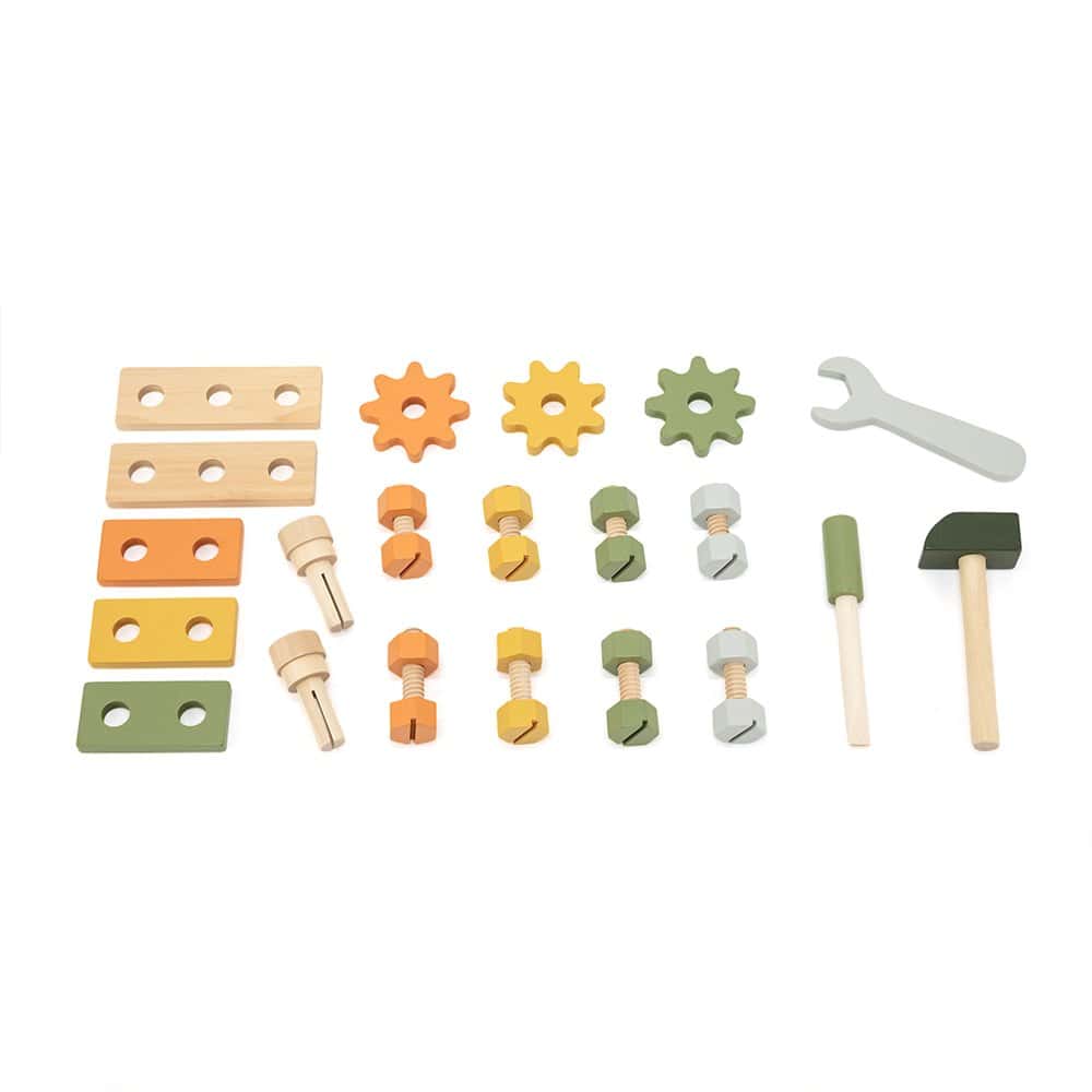 Brainkid Toys - Mini Workbench Pale Colors 4 Mini Workbench Pale Colors - Image 4