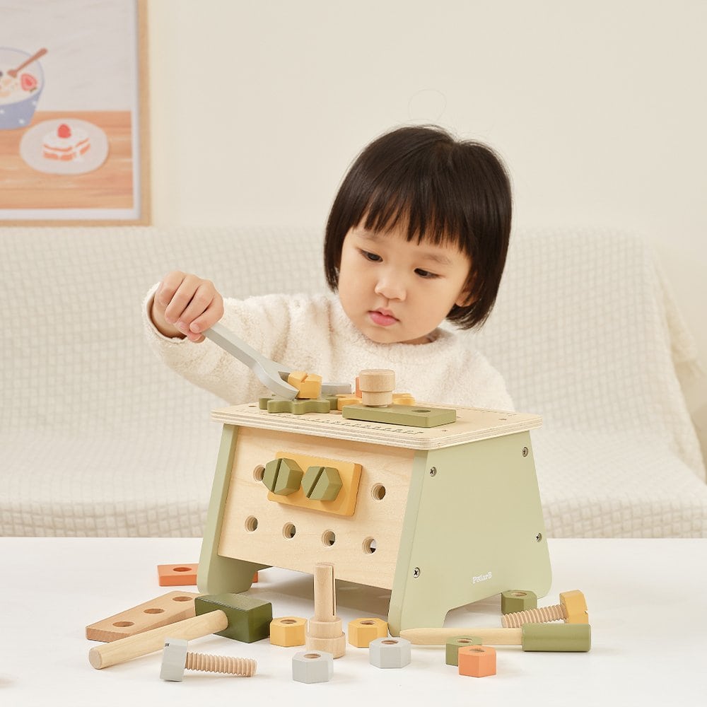 Brainkid Toys - Mini Workbench Pale Colors 6 Mini Workbench Pale Colors - Image 6