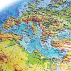 3D Rotating Earth LED - 25cm GREEK - Image 6