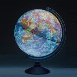 Alternative view of 3D Rotating Earth LED - 32cm GREEK