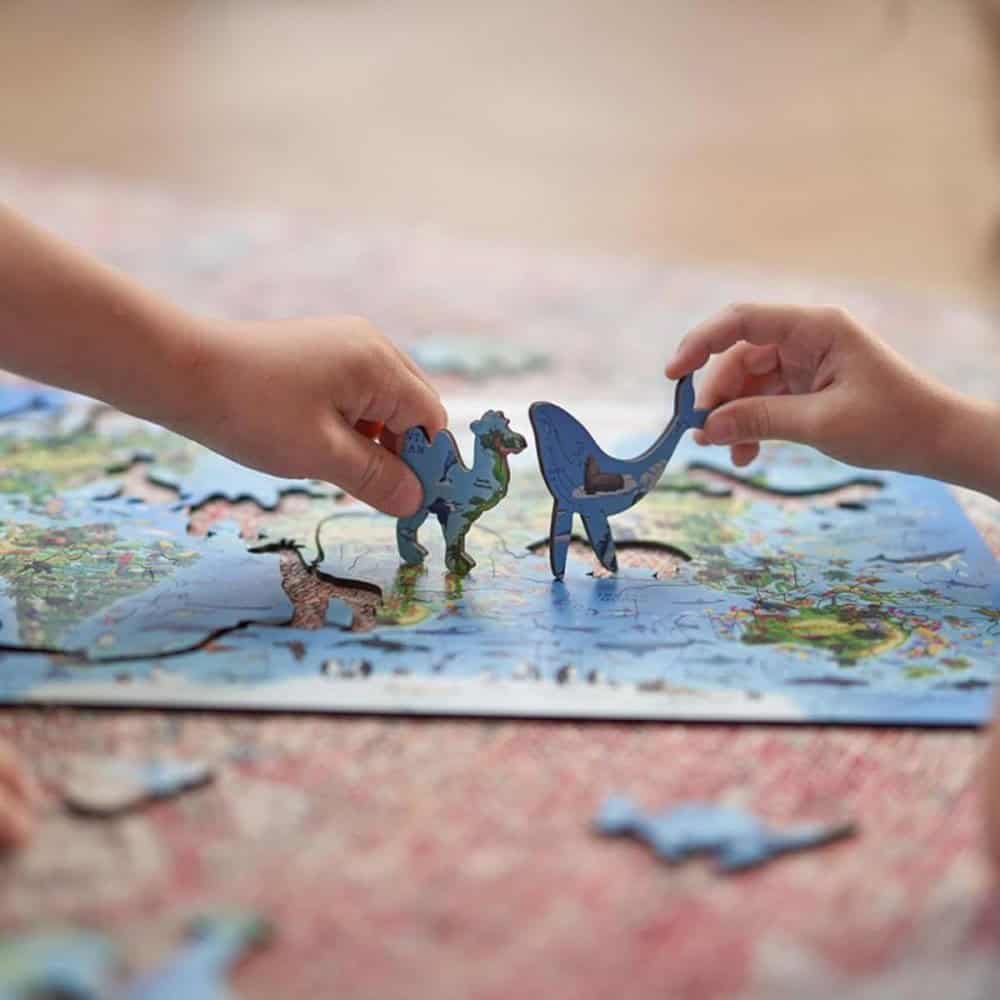 Brainkid Toys - Wooden Puzzle100pcs AR - AR Worlds Flora and Fauna 4 Wooden Puzzle100pcs AR - AR Worlds Flora and Fauna - Image 4