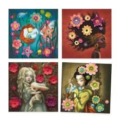 Alternative view of Paper art - Rock and Roses