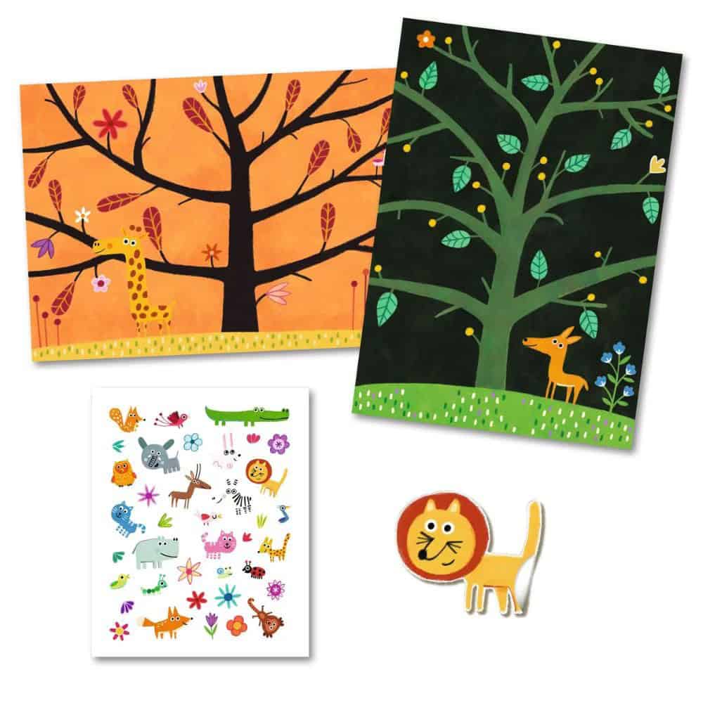 Brainkid Toys - Reusable Stickers - Savannah 4 Reusable Stickers - Savannah - Image 4