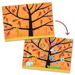 Brainkid Toys - Reusable Stickers - Savannah 6 Reusable Stickers - Savannah - Image 3