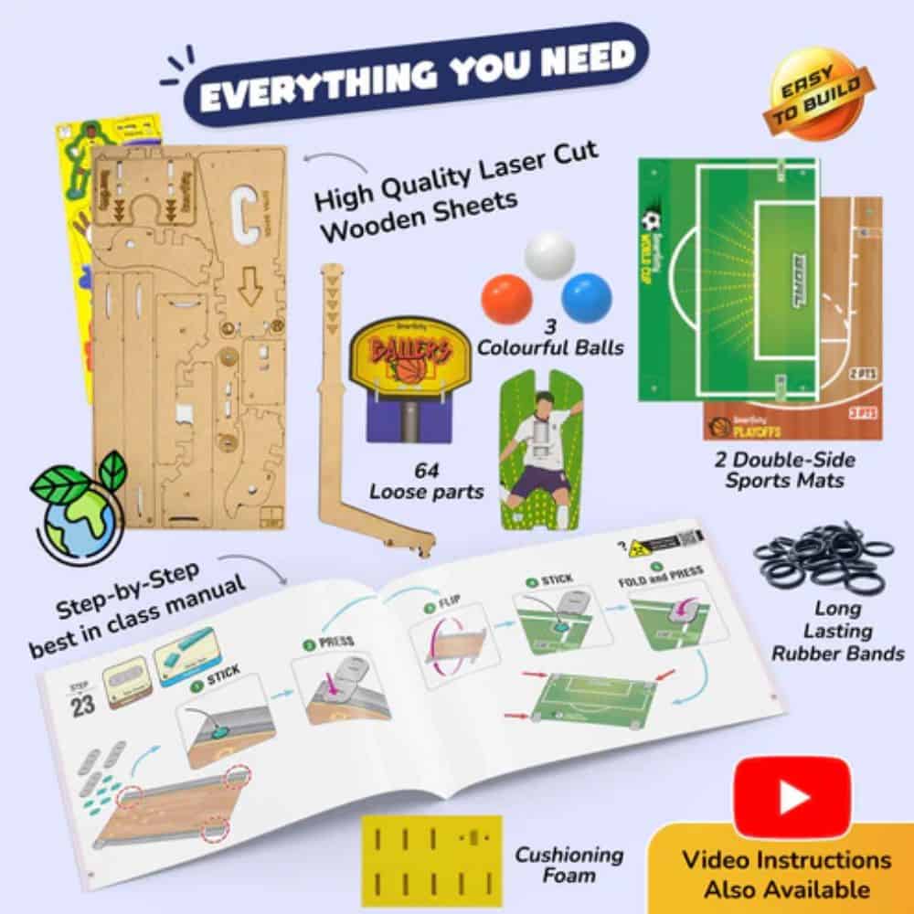 Brainkid Toys - Smartivity 3-in-1 Basketball Football Bowling 6 Smartivity 3-in-1 Basketball Football Bowling - Image 6